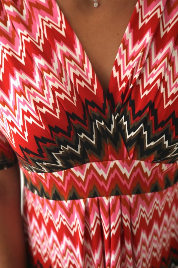 Mavis Dress Red Multi - Image 5