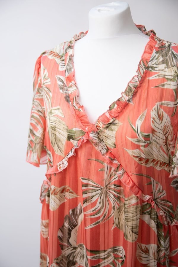 Alice Dress Peach Multi - Image 8