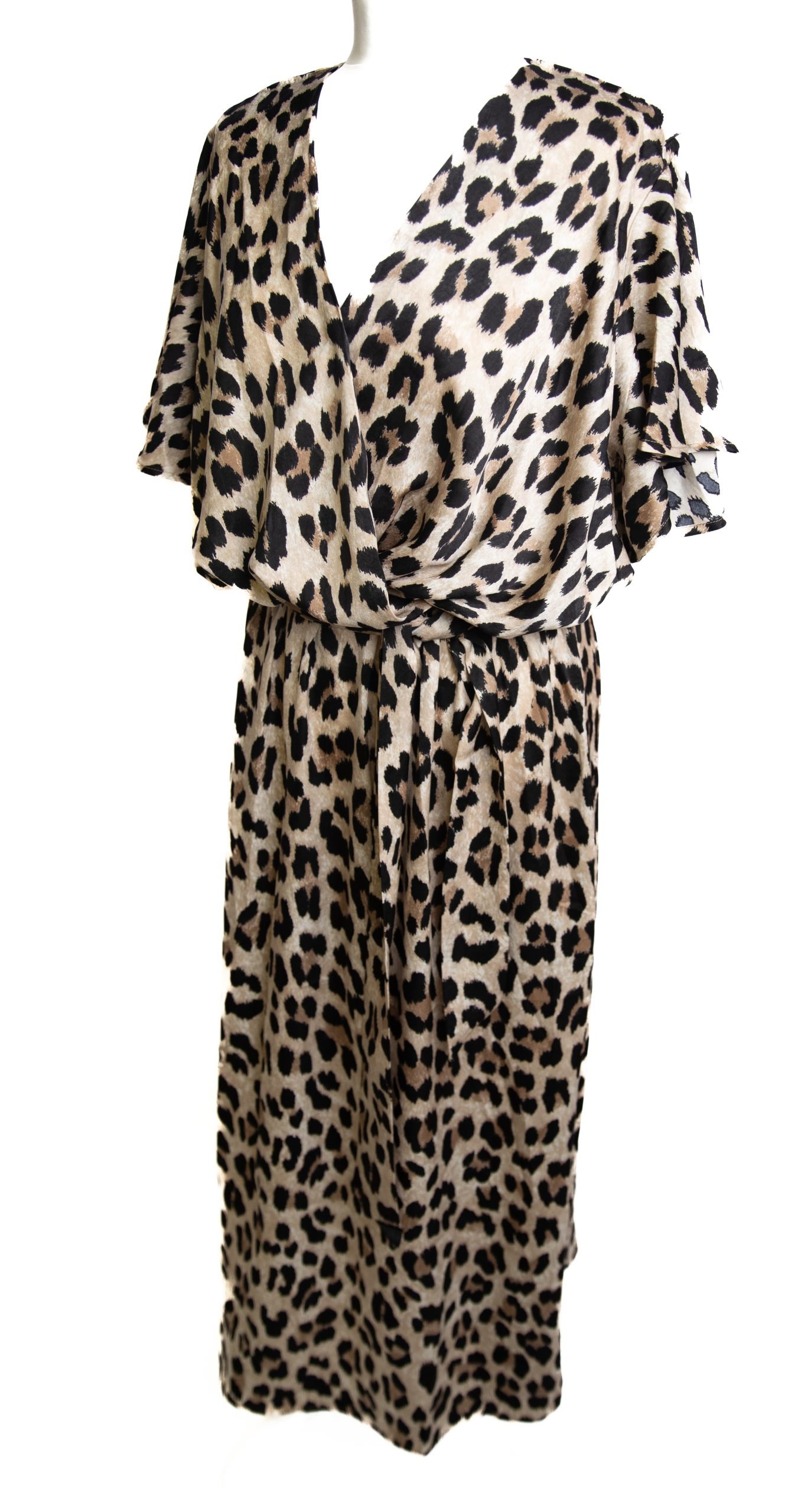 Ruth Dress Stone Leopard | 4LOVE