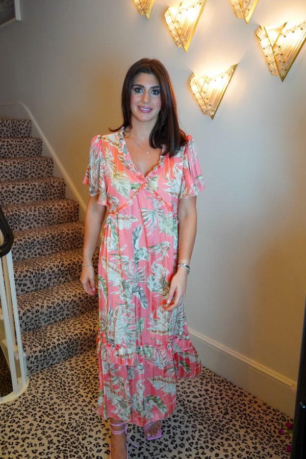 Alice Dress Peach Multi - Image 2