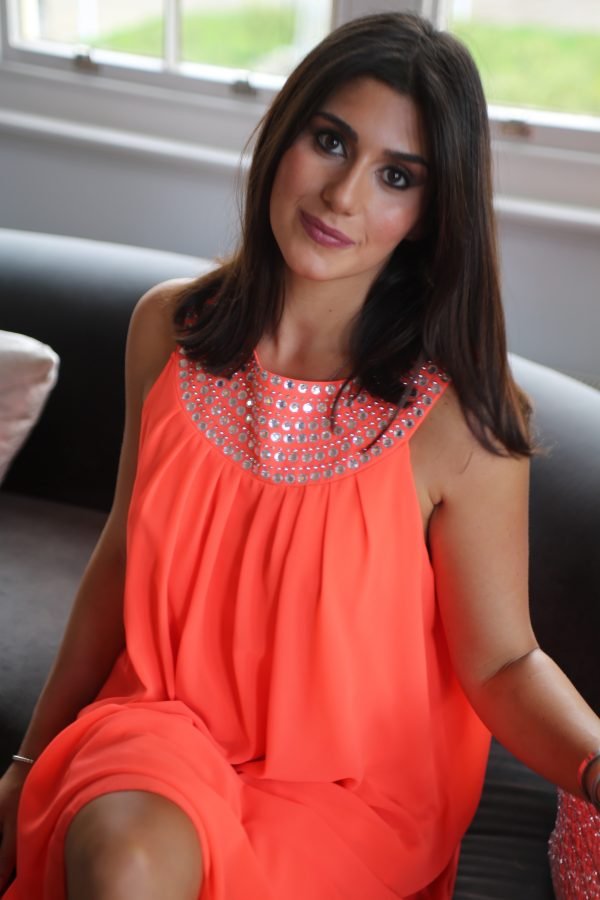 Jewel Coral Dress - Image 4
