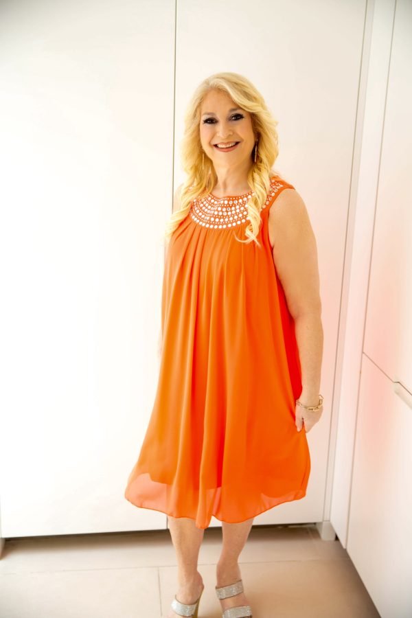 Jewel Coral Dress