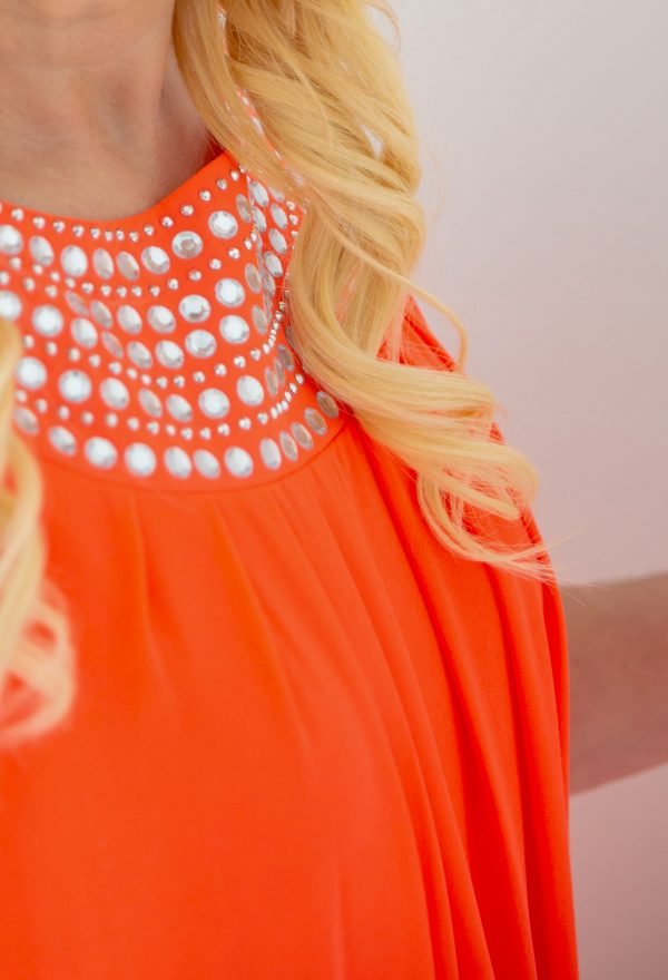 Jewel Coral Dress - Image 2