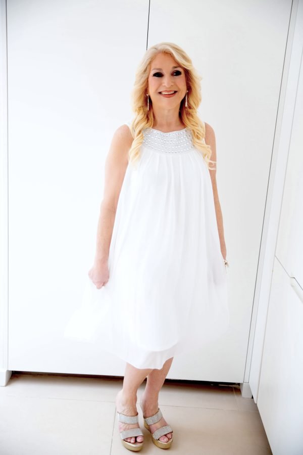 Jewel White Dress