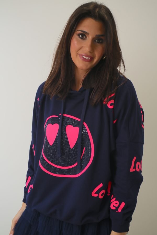 Lola Navy Hoodie - Image 7