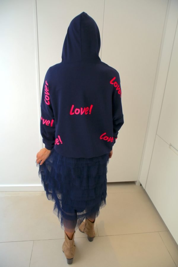 Lola Navy Hoodie - Image 9