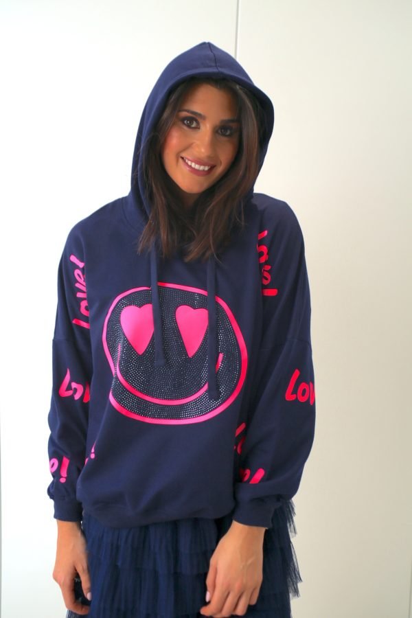 Lola Navy Hoodie - Image 10