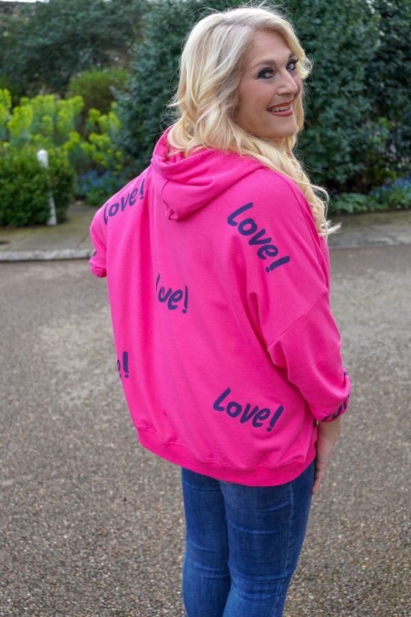 Lola Fuchsia Hoodie - Image 2