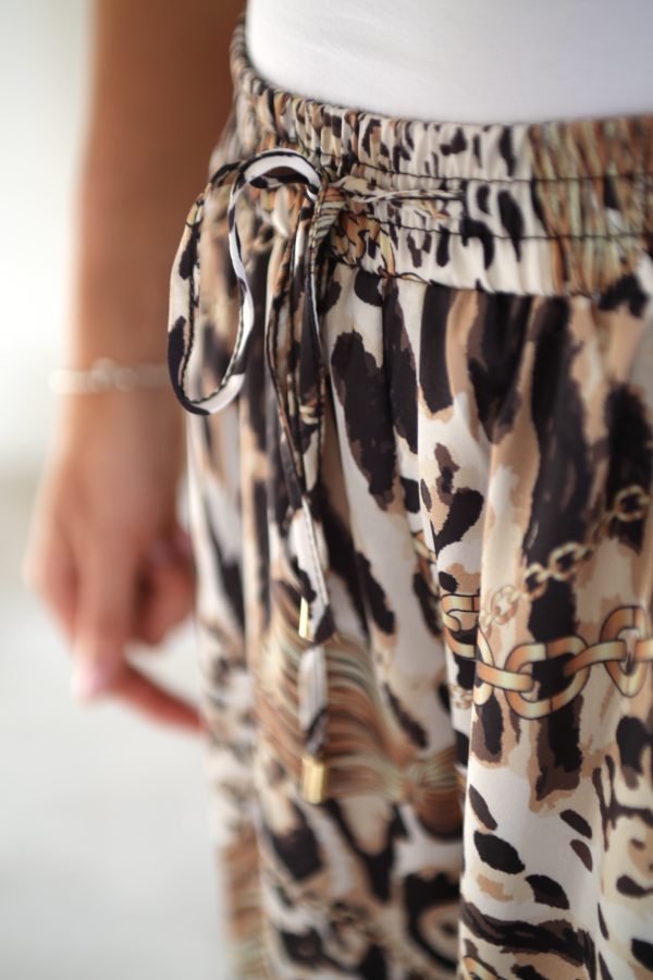 Tori Natural Leopard Trouser - Image 6
