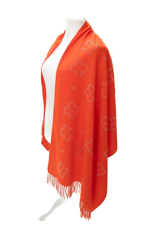 Jessica Orange Scarf - Image 3