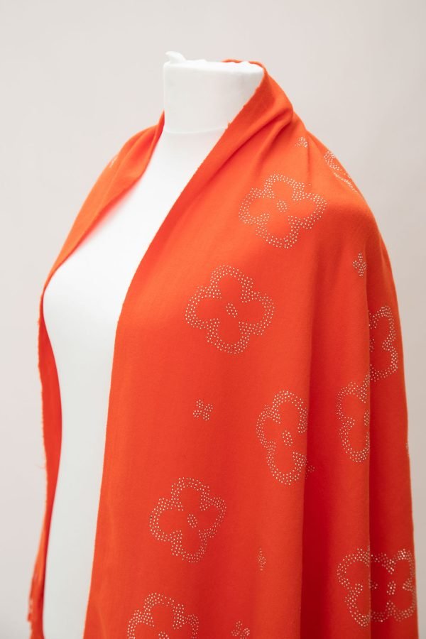 Jessica Orange Scarf - Image 2