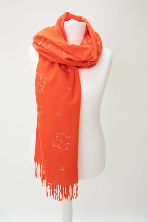 Jessica Orange Scarf