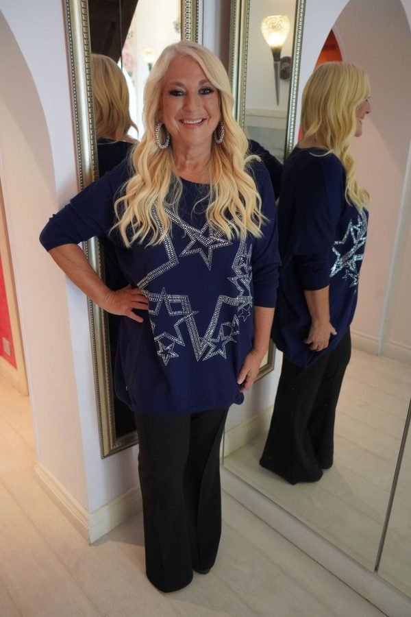 Valerie Navy Top - Image 2