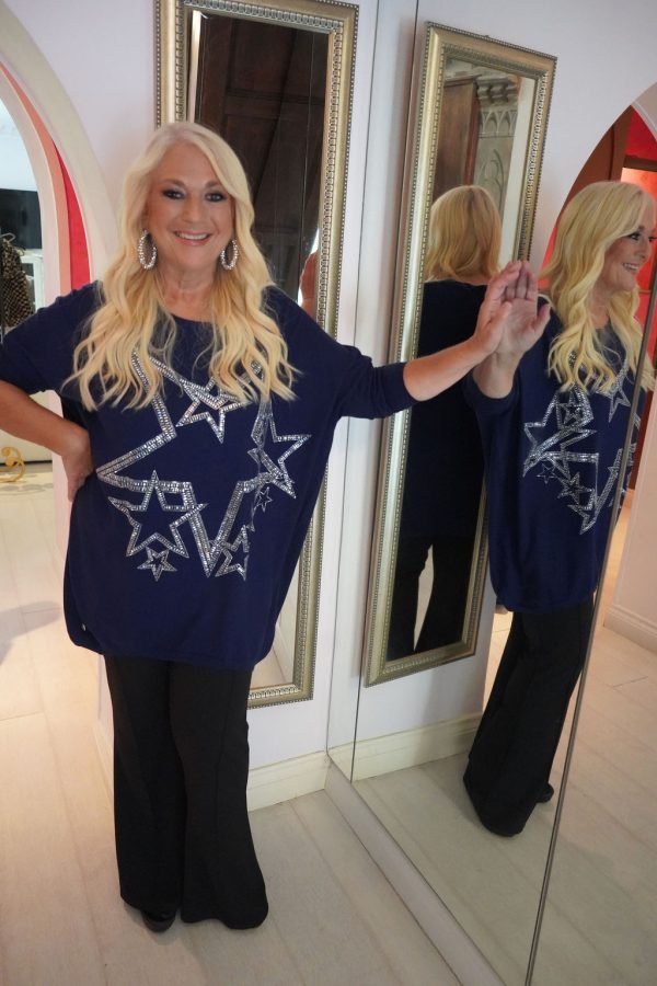 Valerie Navy Top - Image 3