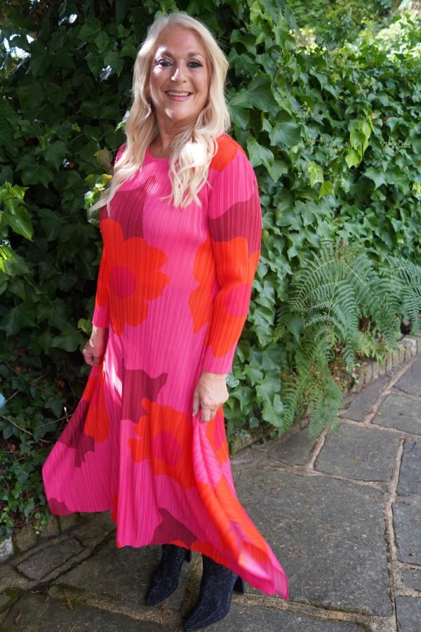 Mia Pink Dress - Image 3