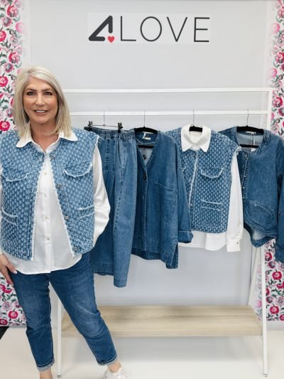 Cecilia Denim Gilet