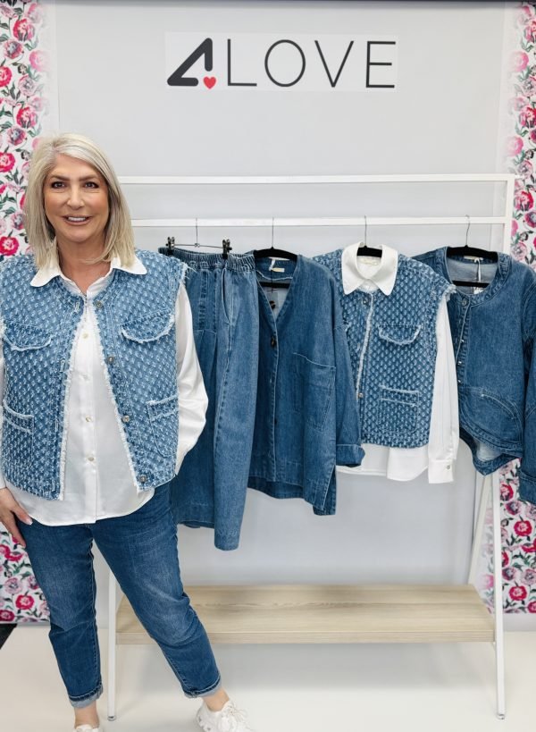 Cecilia Denim Gilet